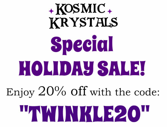 Kosmic Krystals Jewelry Holiday Sale
